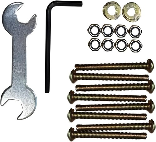 Bed frame hardware set heavy - set,