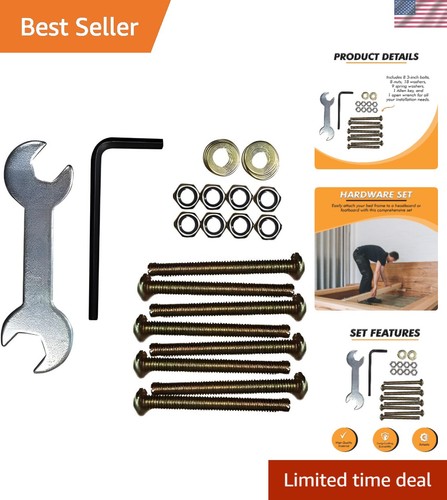 Bed frame hardware set heavy - hardware,